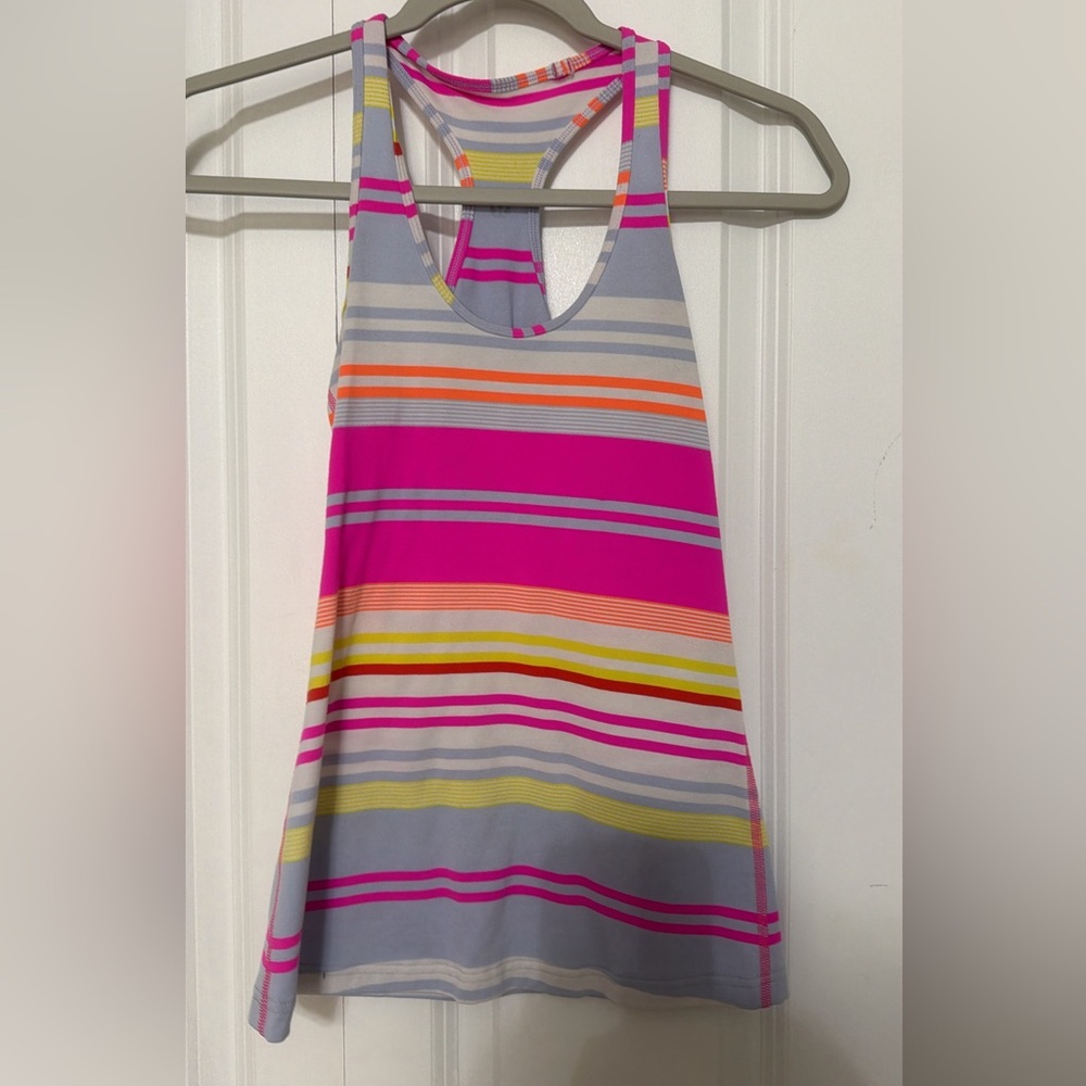 lululemon athletica Multicolor Striped Tank Top